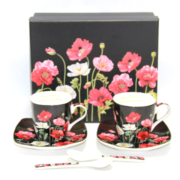 Porcelánová súprava šálok na espresso s taniermi Queen Isabell W9PB06-09510