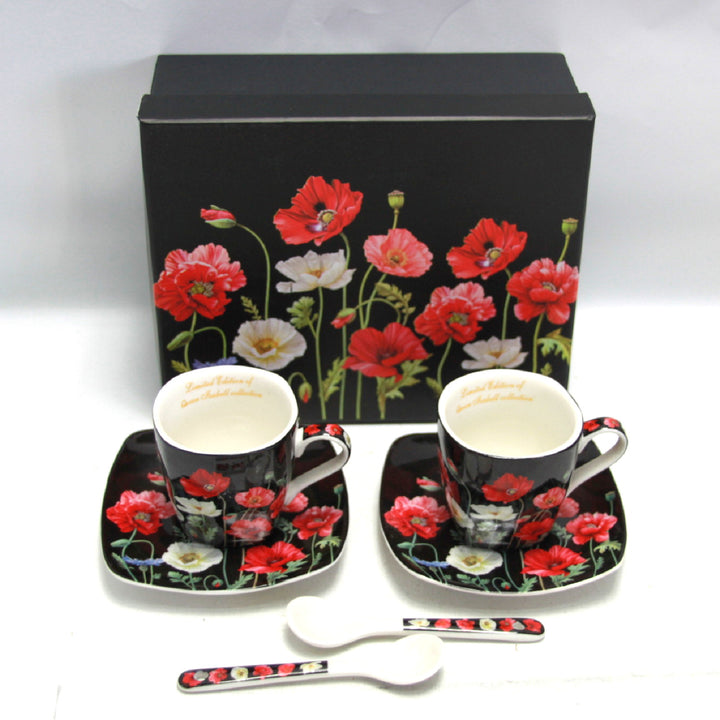 Porcelánová súprava šálok na espresso s taniermi Queen Isabell W9PB06-09510