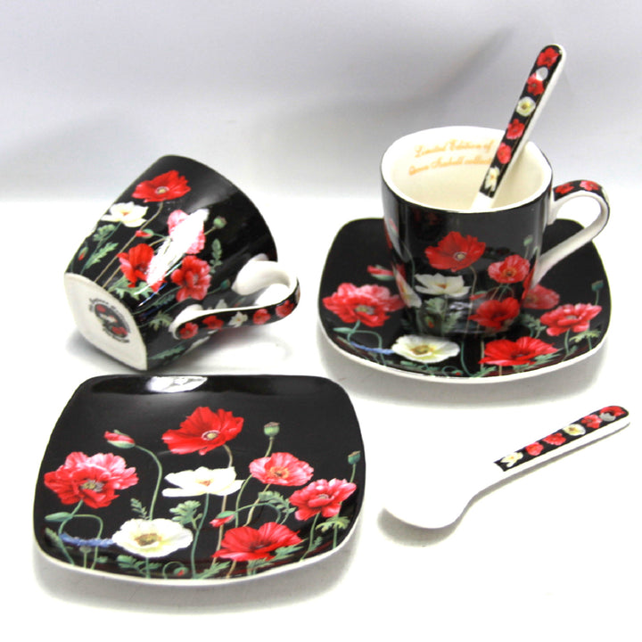 Porcelánová súprava šálok na espresso s taniermi Queen Isabell W9PB06-09510