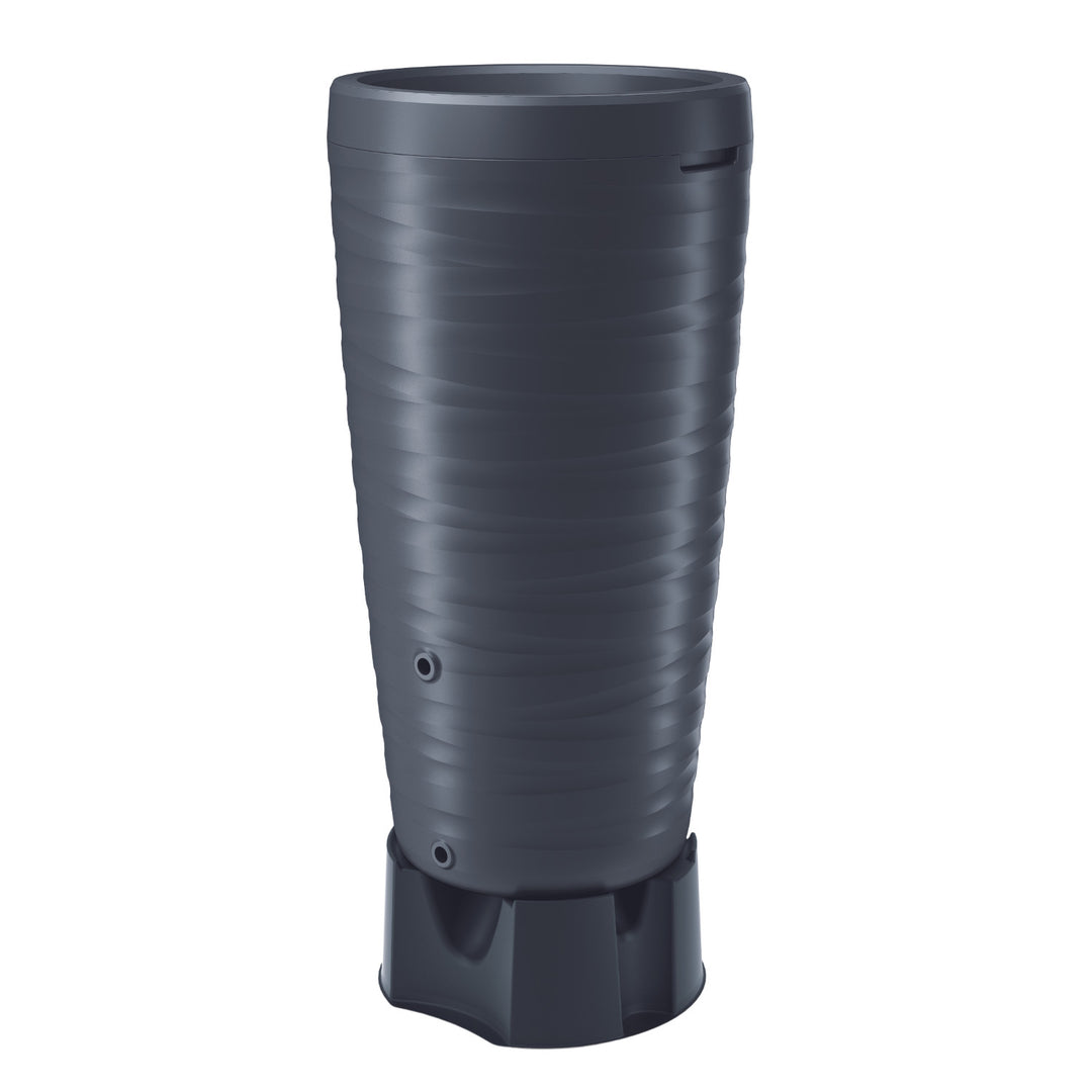 Nádrž na dažďovú vodu Prosperplast, plast HDPE, 240 litrov, antracit, IDMZ240-S433