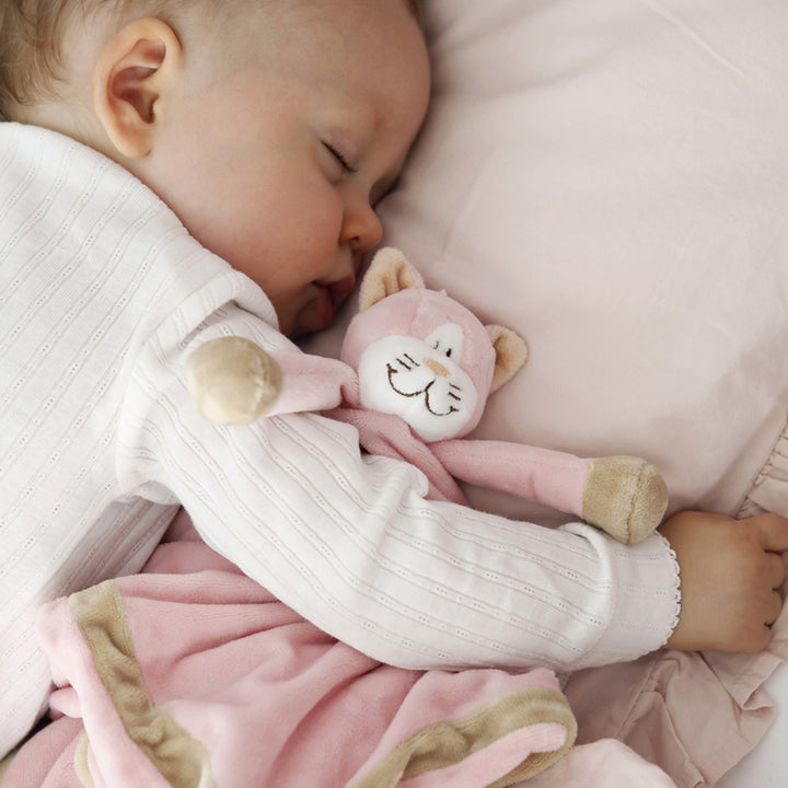 Deka na maznanie Diinglisar, mäkký materiál, ružová mačka, 35 cm, T-TED-01372 1