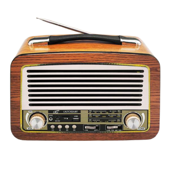 Prenosné rádio LTC, teleskopická anténa, Bluetooth, FM/AM/SW, Olza Retro