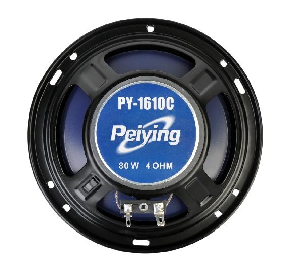6,4-palcové 80 W dvojpásmové reproduktory do auta Peiying PY-1610C